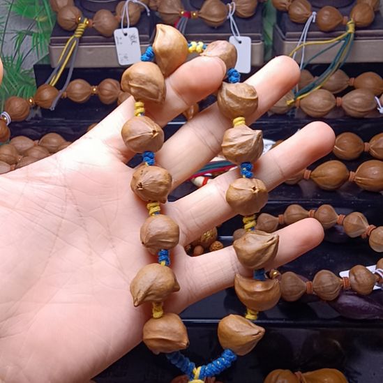 橄榄核手串/手链橄榄核手串三花铁核异形1.3