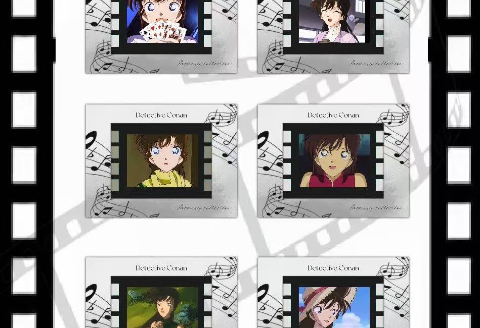 【白桃文创】名侦探柯南胶片卡盲盒