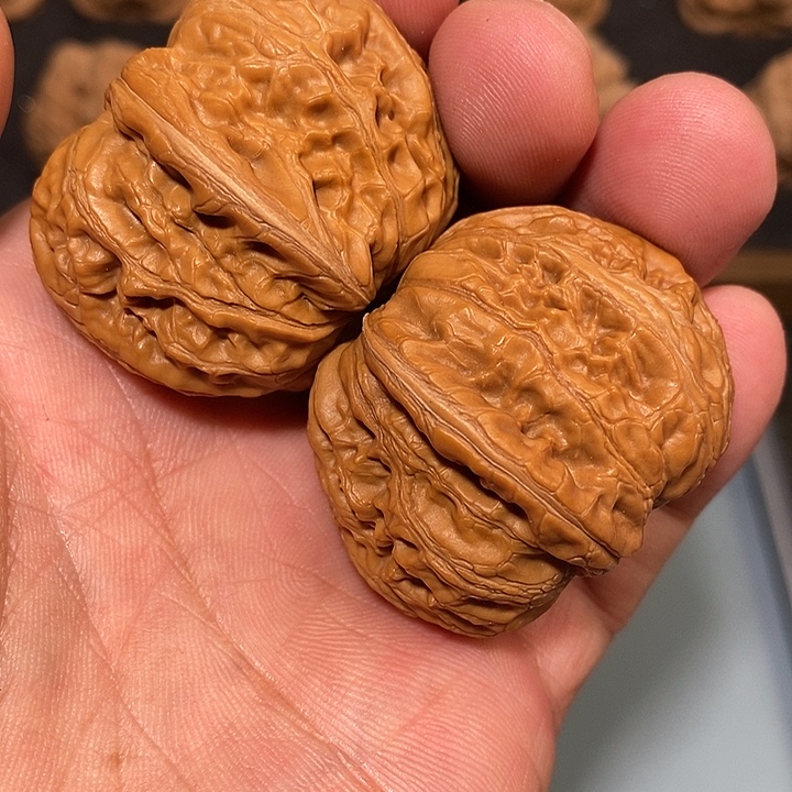 吊坠文玩核桃微修尖43尺元宝练手对