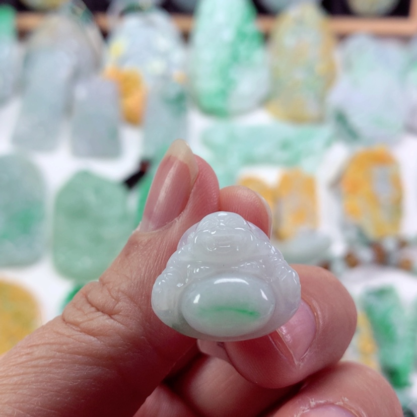 【闪购商品】翡翠吊坠(不含链)未镶嵌雪**丫