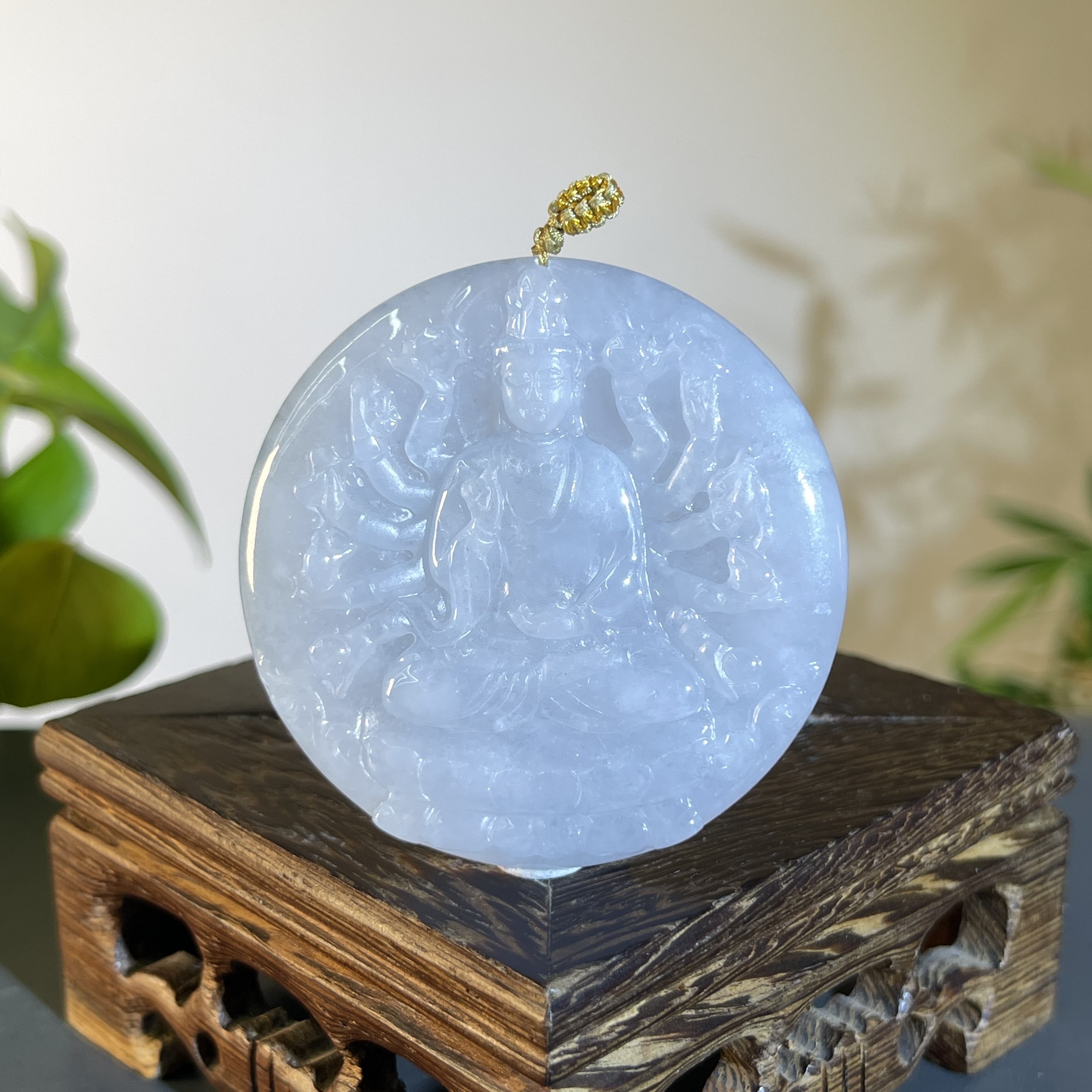 JCA04-99   天然缅甸A货翡翠   千手观音