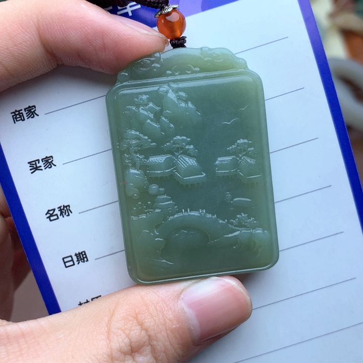 和田玉珠宝半成品未镶嵌