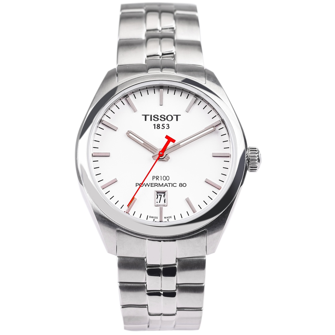 99新 Tissot/天梭 PR100系列 自动机械 T101.407.11 表盘39mm