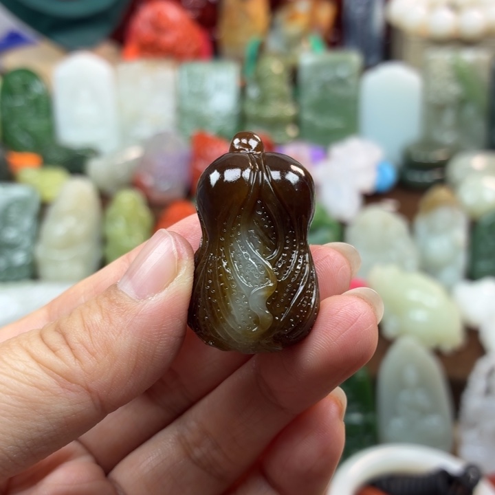 容***儿南红玛瑙未镶嵌颈饰