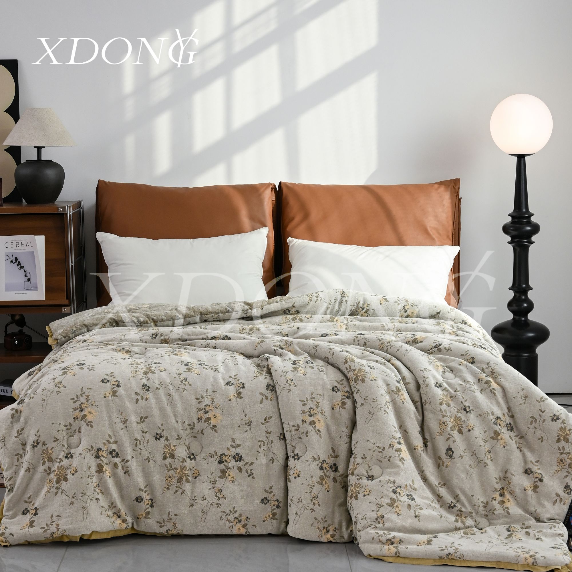 XDONGY（冬云家纺）150*200柔软舒适透气蓄热 金秋灰 保暖冬被