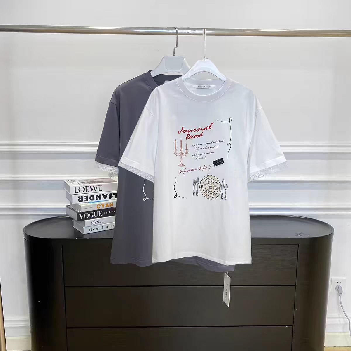 【Journal record  · 25新款 简约复古短袖T恤】