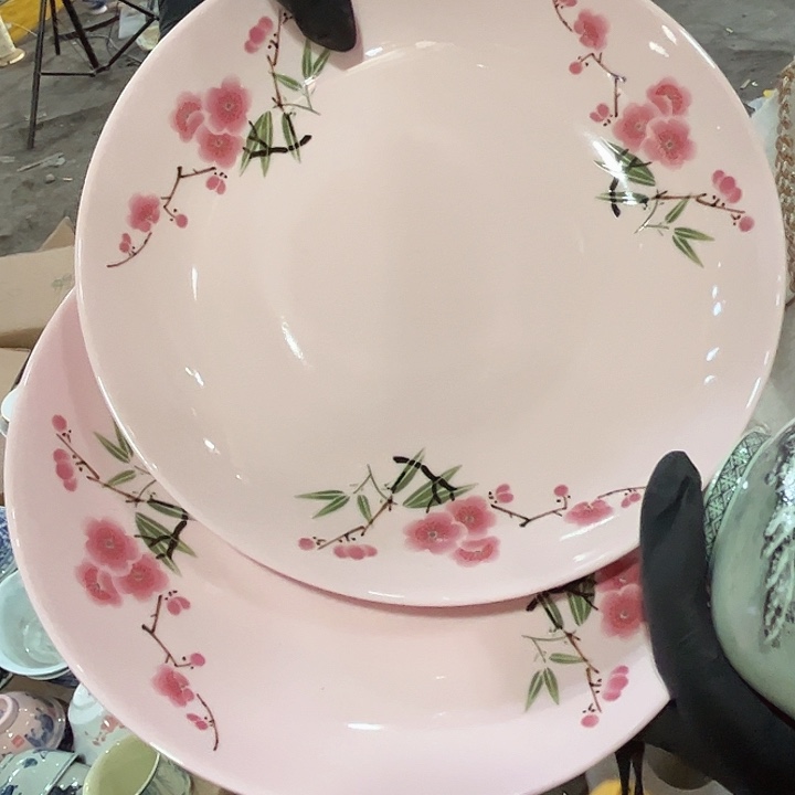 瓷其他景德镇高温瓷盘子一对6