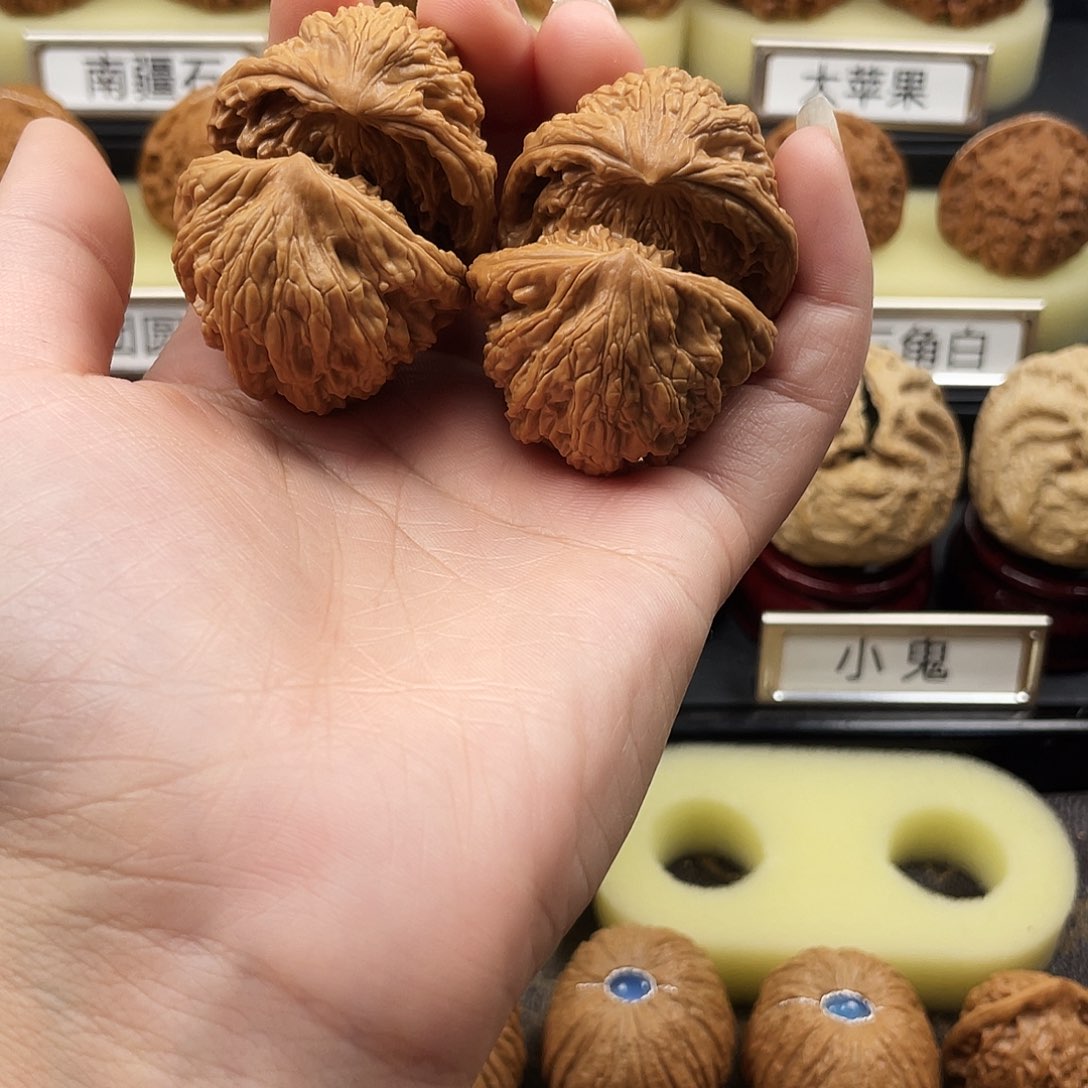 文玩核桃把件啬*开口笑533