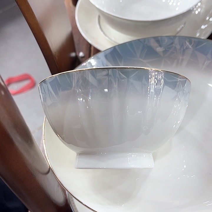 景德镇陶瓷4.5寸碗10个