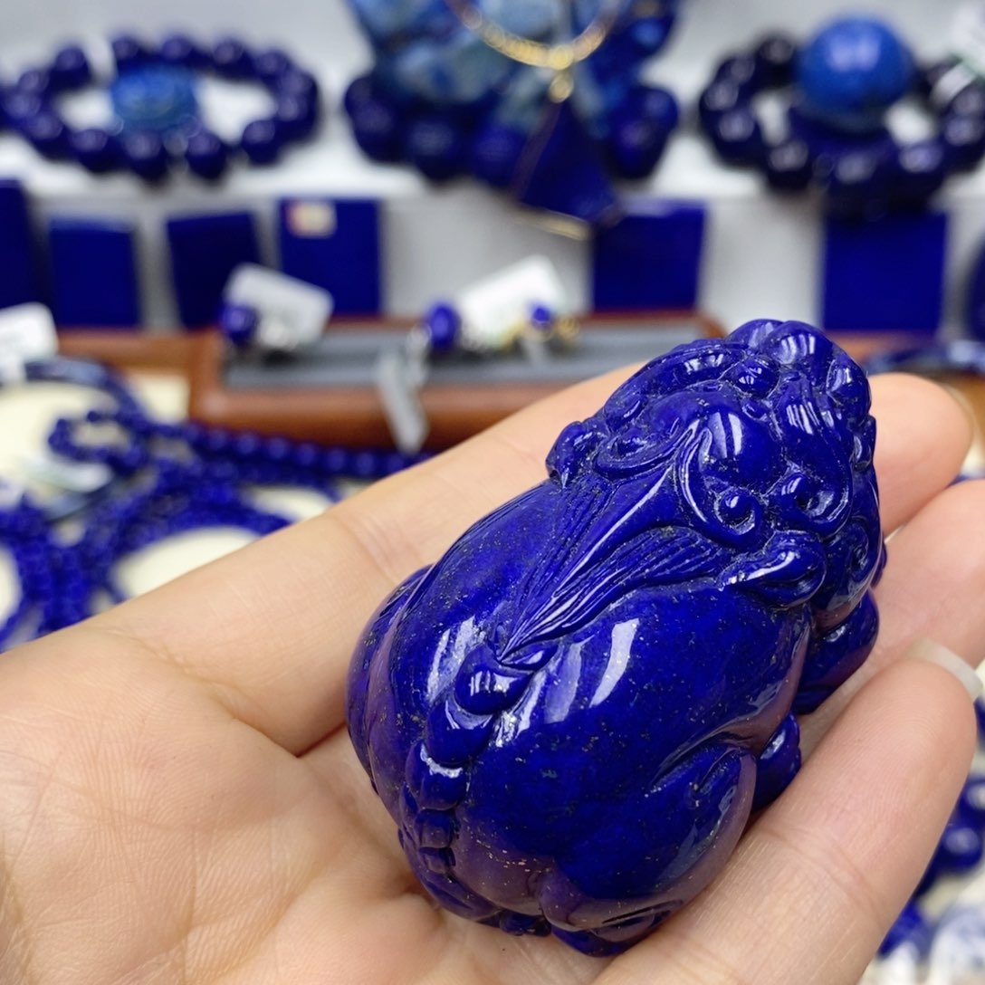 青金石颈饰未镶嵌金*纳