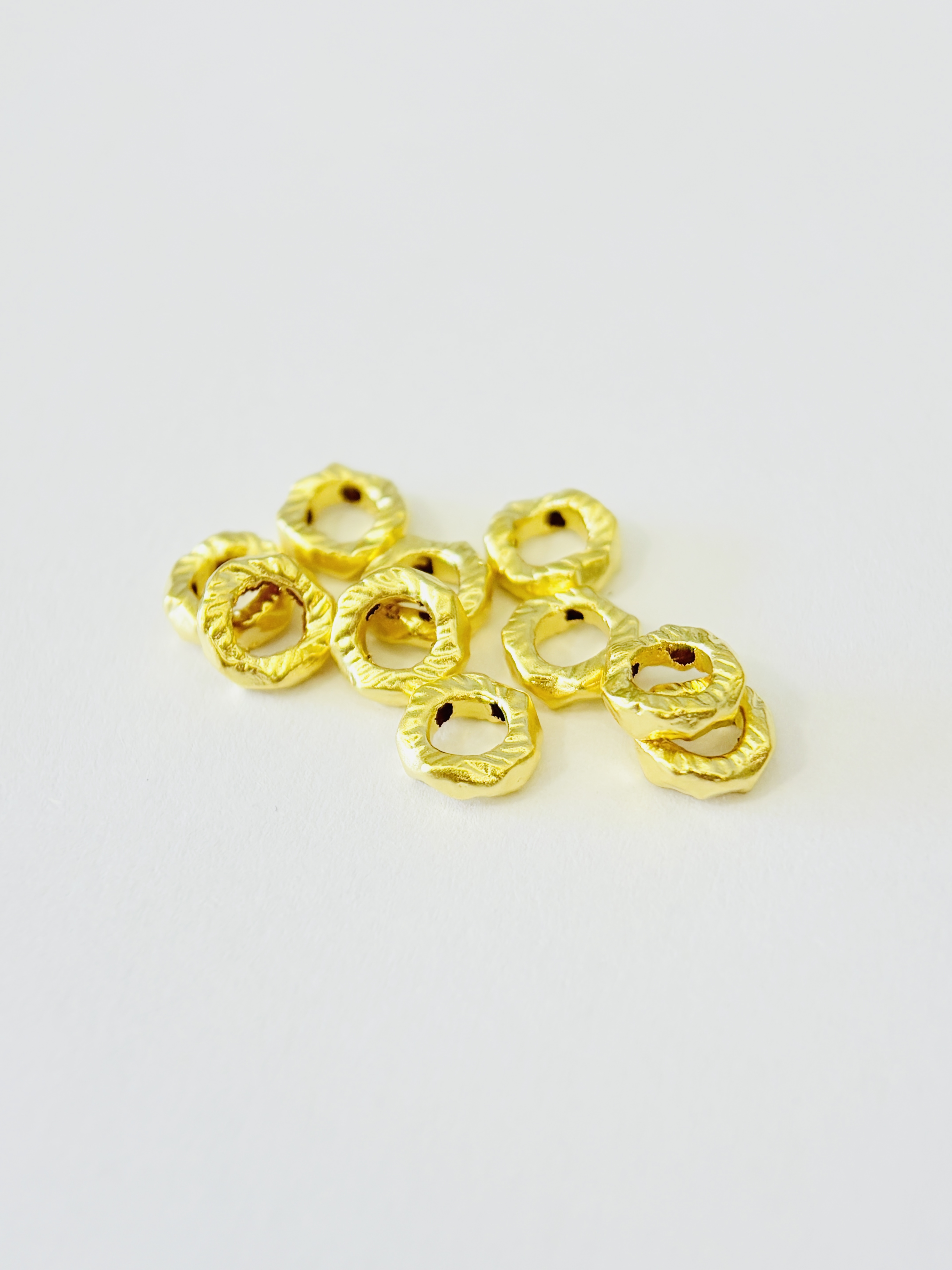 卡6咪盘缠足金999首饰配件（10颗为一组）DP1717