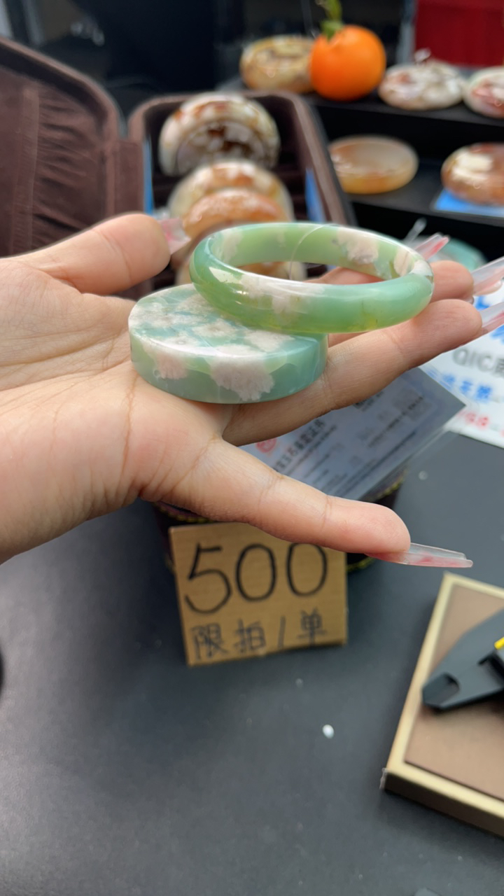 非金属布艺手镯 赠品镯心（51圈口）