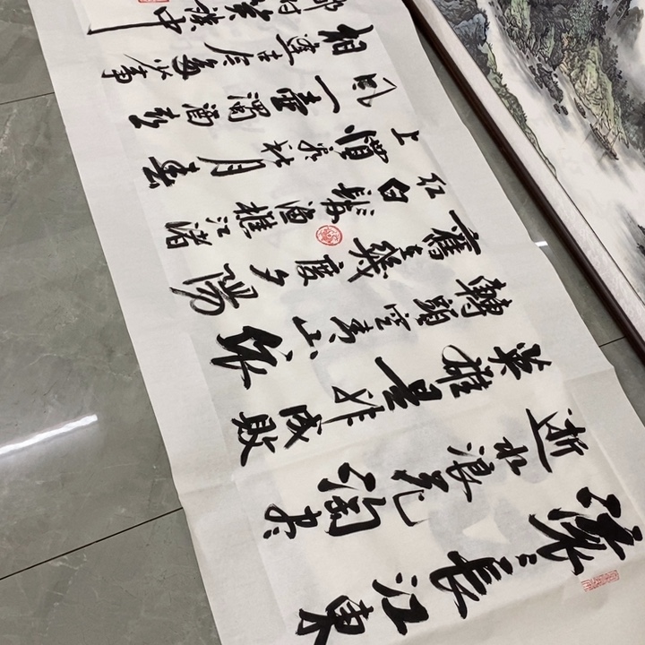 白武坤现场书写✍️