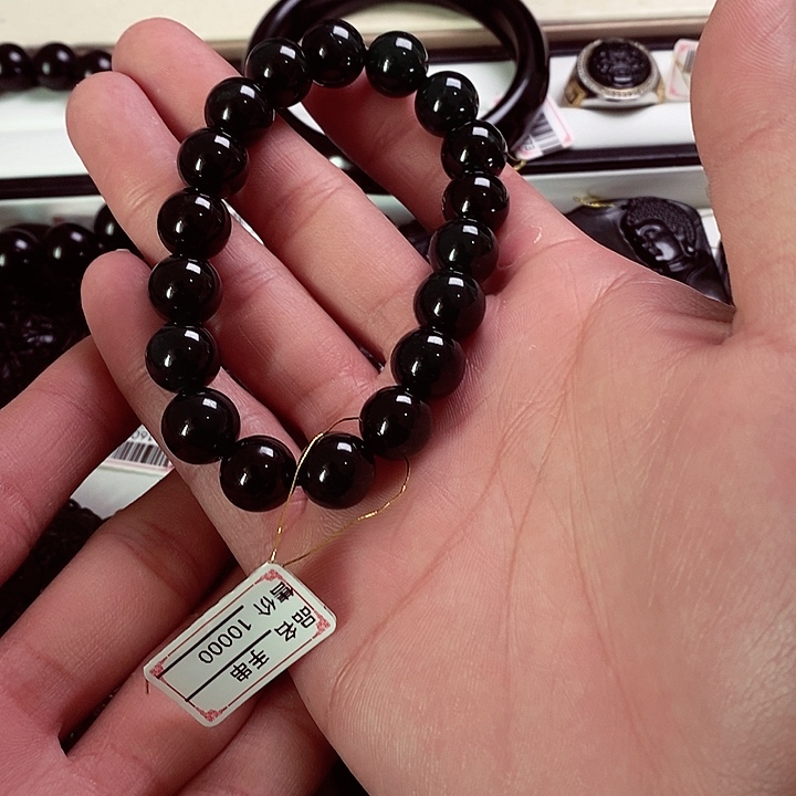 翡翠未镶嵌颈饰天然缅料A货 手串卡12 a414