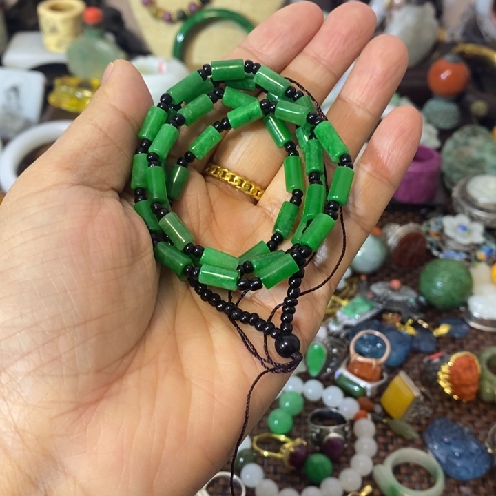 翡翠颈饰未镶嵌精品小件精品小件