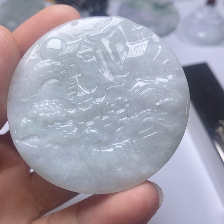 颈饰未镶嵌翡翠翡翠