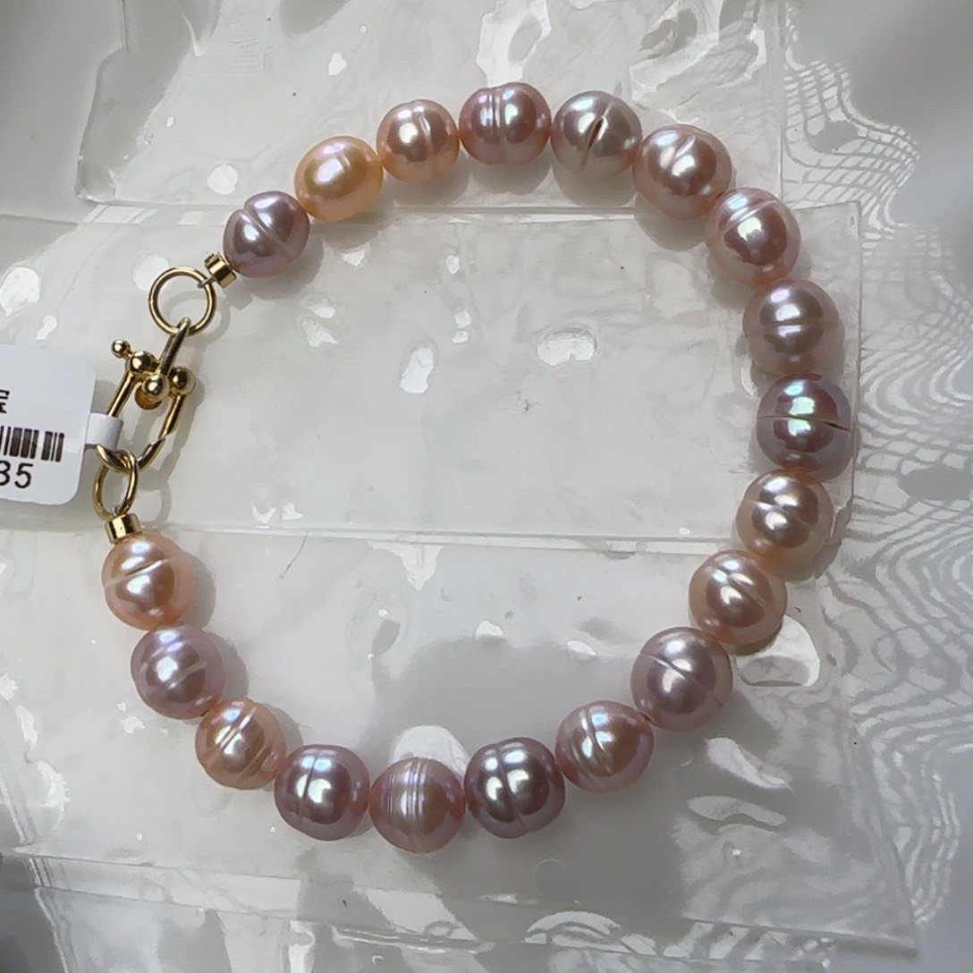 淡水珍珠手绳银S925镶嵌