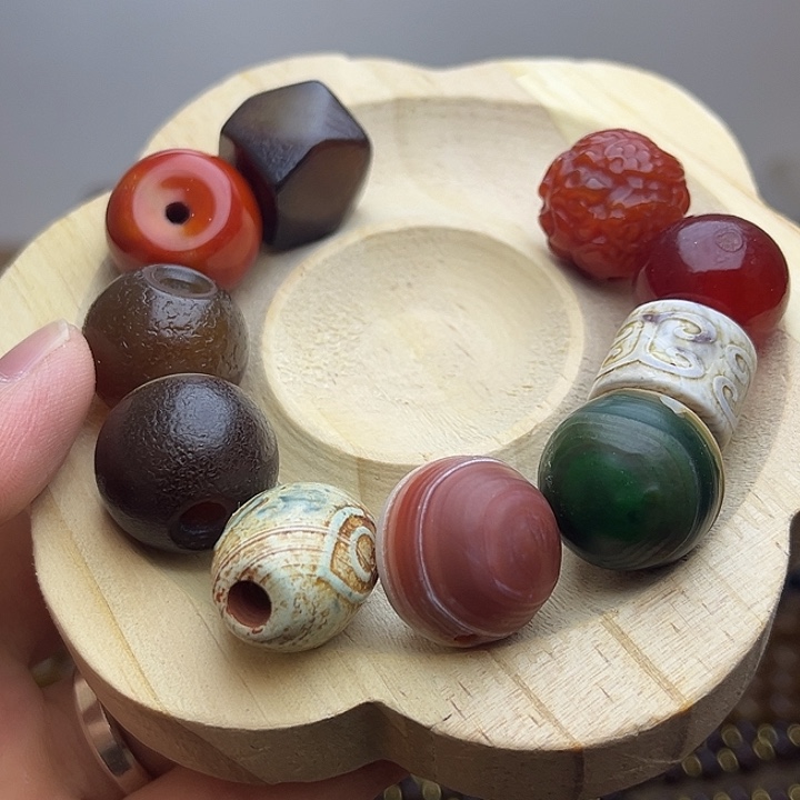 半***面玛瑙/玉髓未镶嵌123