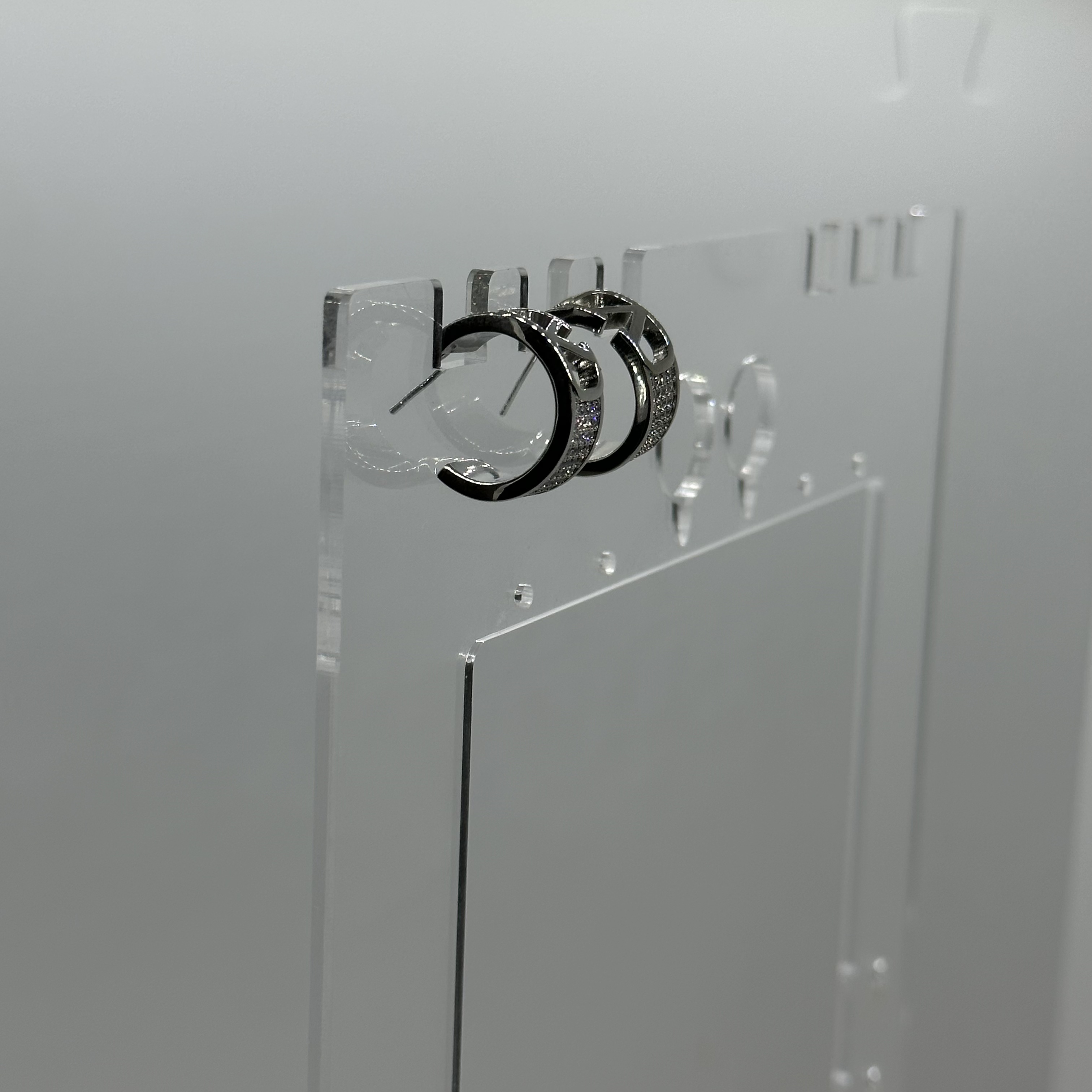 欧货DP高品满镶C圈耳环-8906