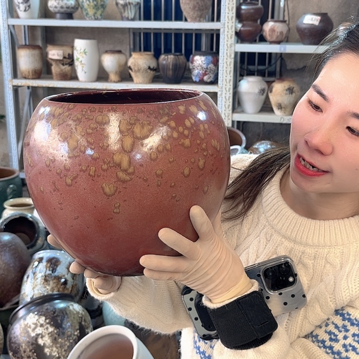 正品口19高23花盆……