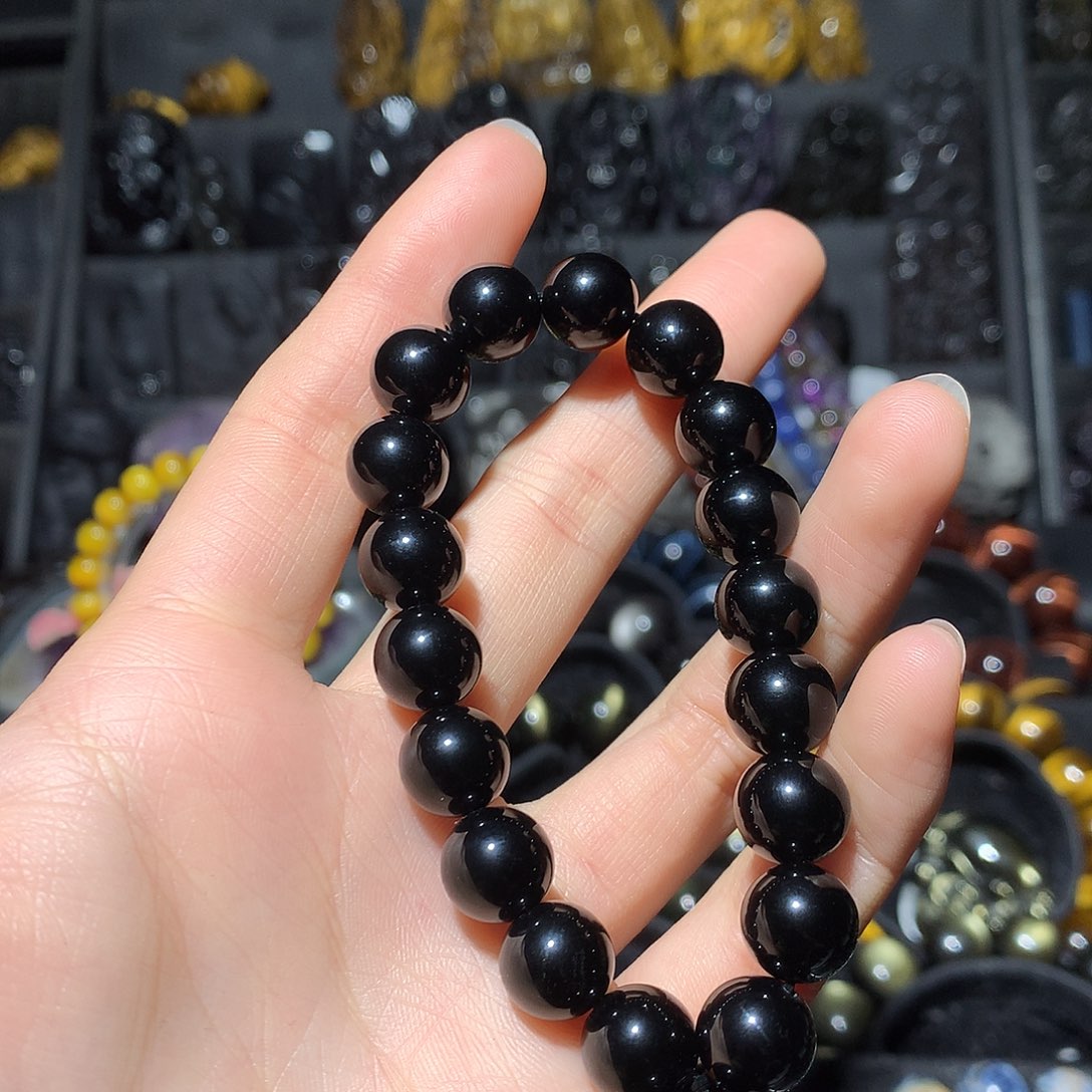 黑曜岩手链未镶嵌用****5