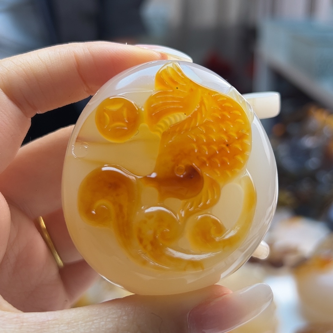 玛瑙/玉髓未镶嵌吊坠(不含链)