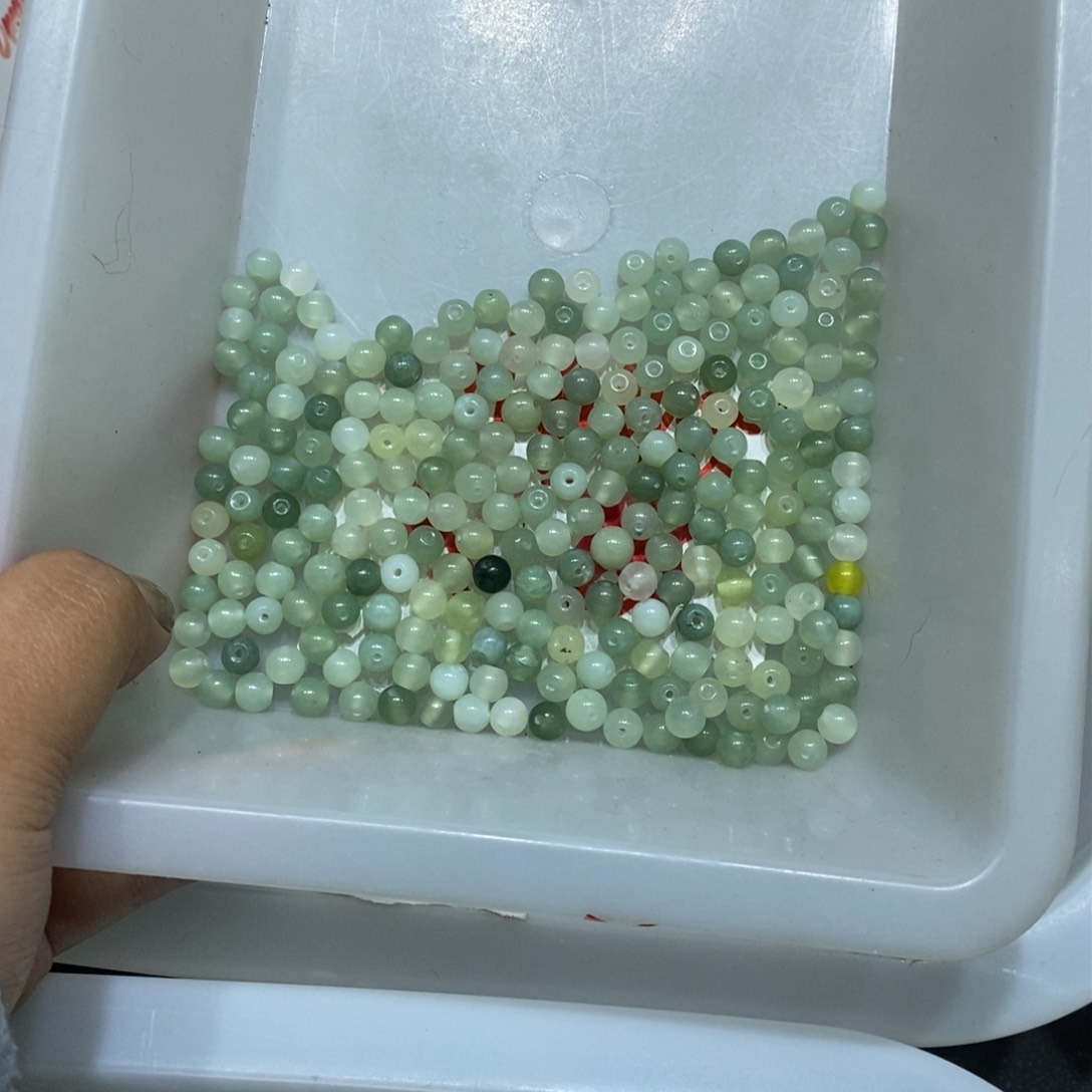 合金蛇纹石玉颈饰140