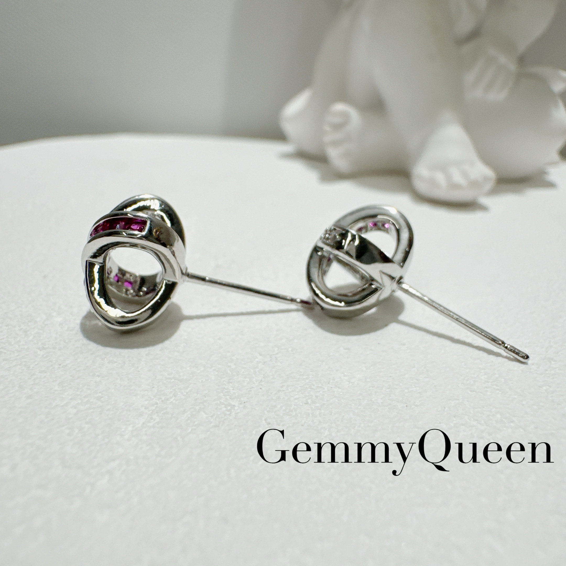 铜合金合成锆石耳饰 GemmyQueen 高定耳环GQ01160