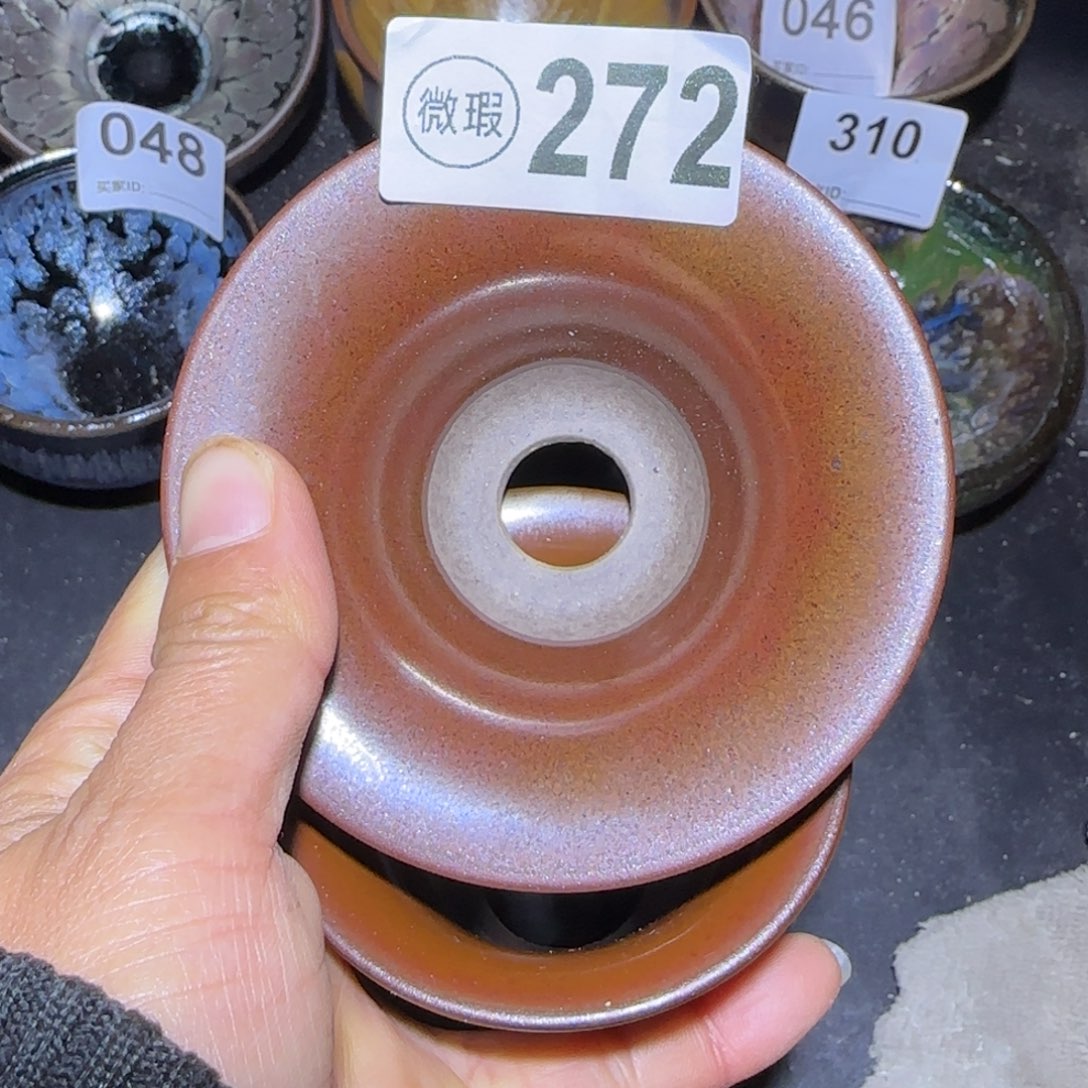 茶盏福建盏茶器瑕疵茶漏茶漏假