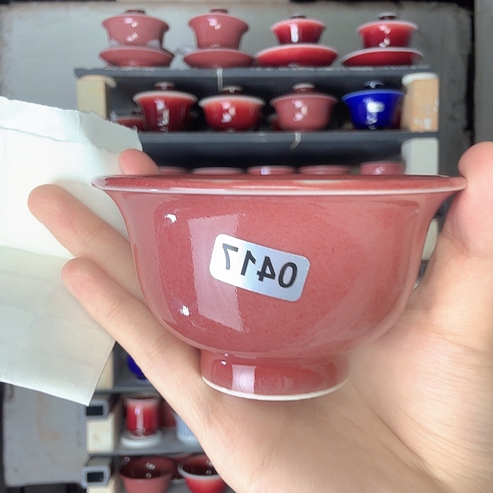 瓷片景德镇郎红陶瓷