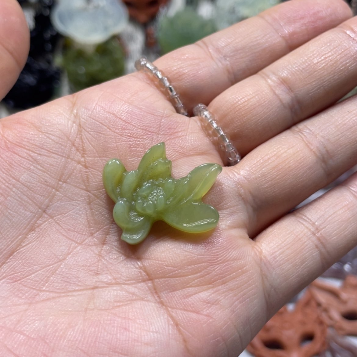 【闪购商品】岫玉颈饰未镶嵌37吊坠