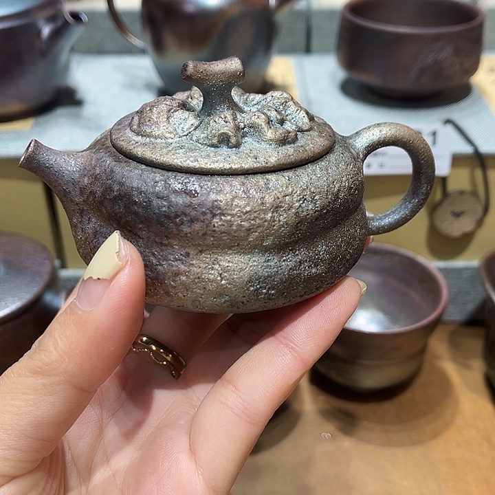 杯紫泥柴烧柴烧茶壶茶壶