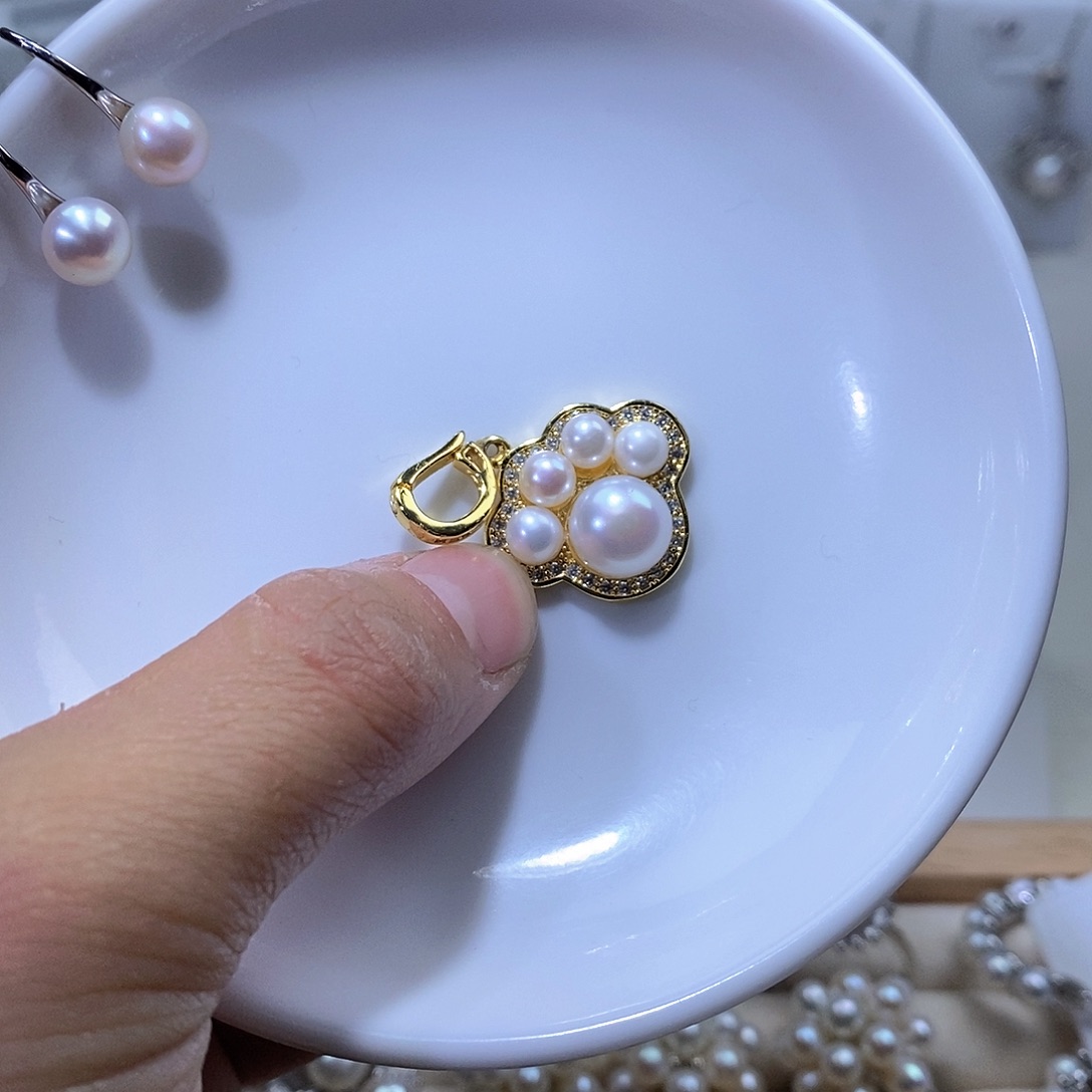 耳饰未镶嵌淡水珍珠