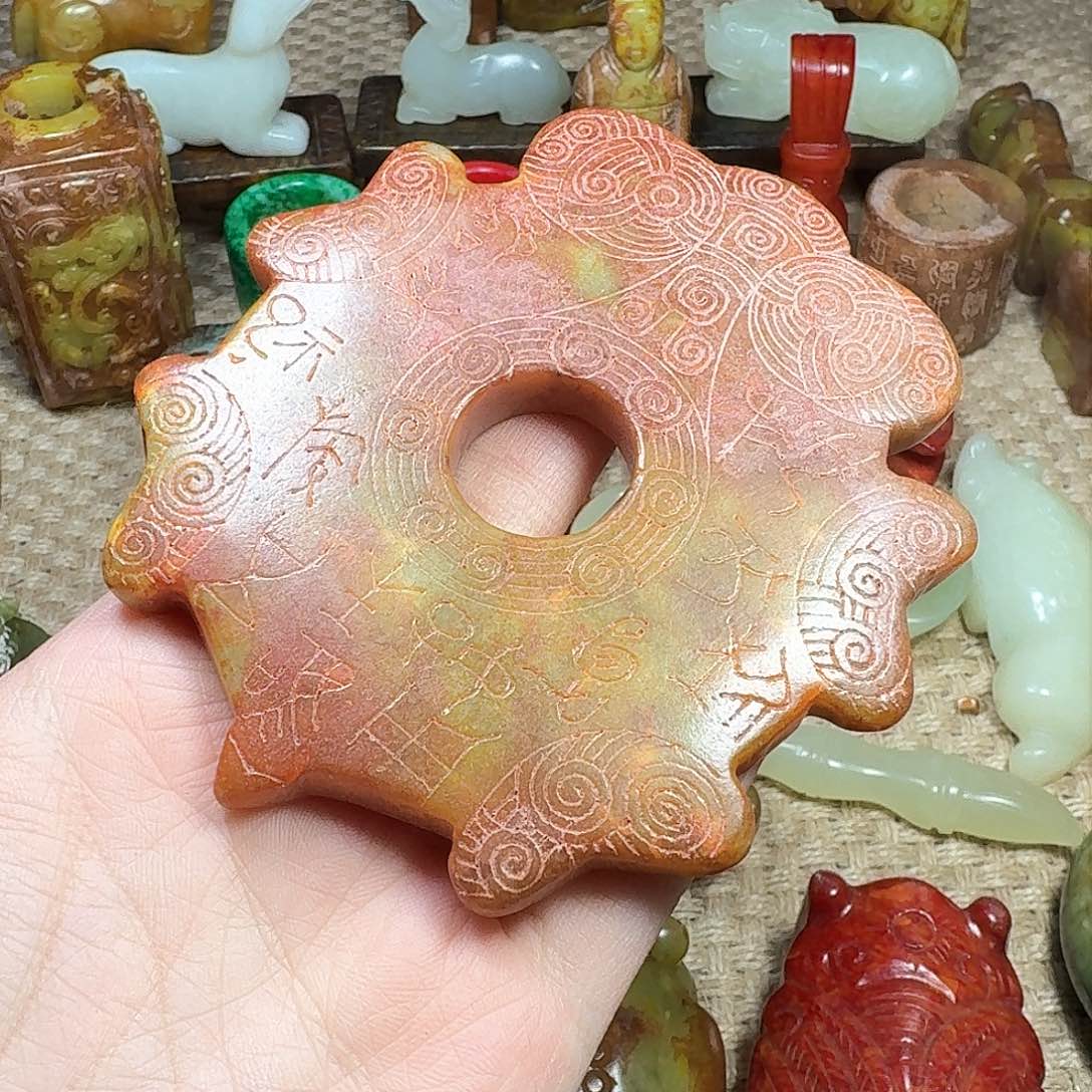 白玉菩提吊坠挂件