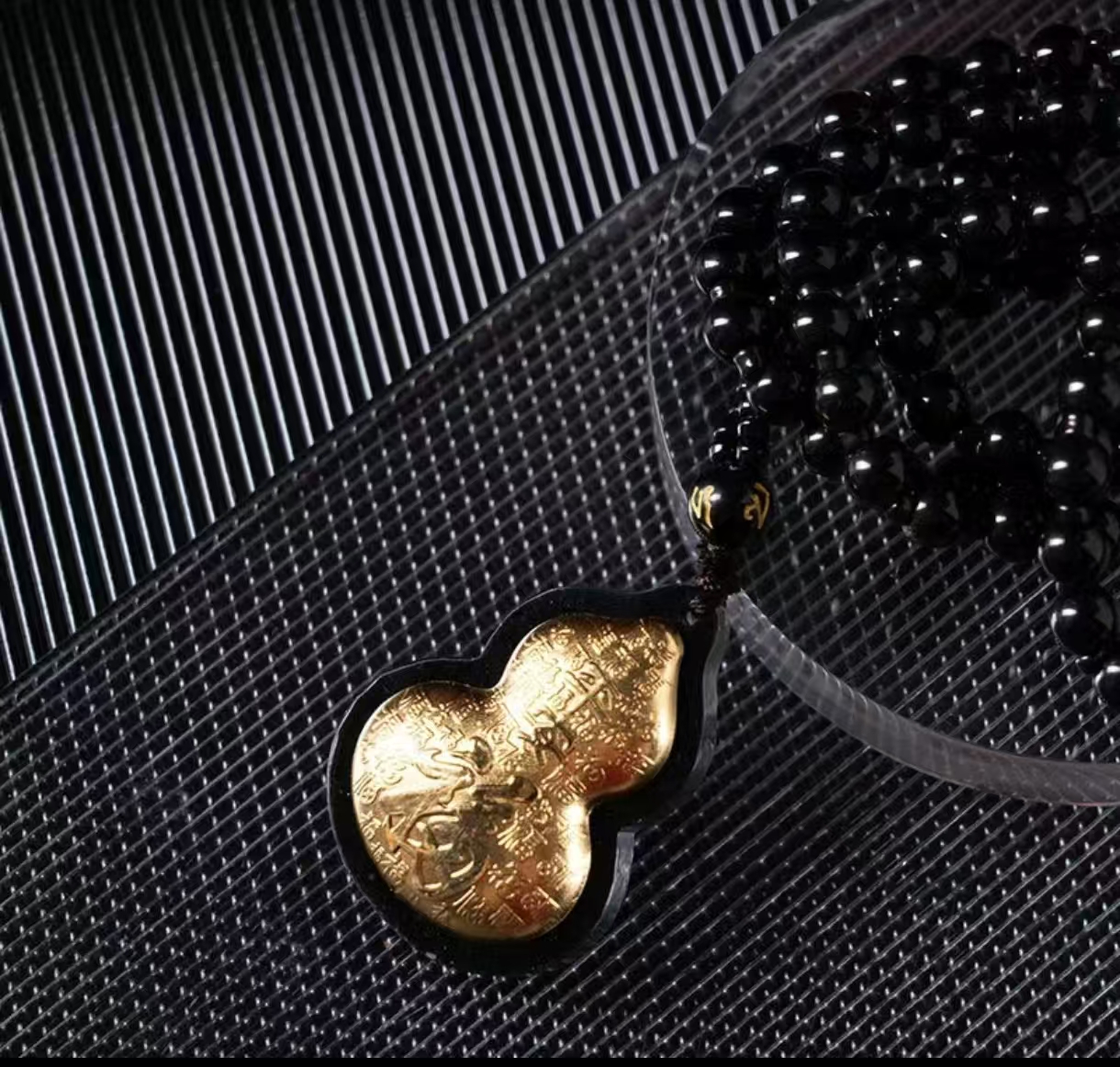 【直播专属】足 金平安百福葫芦和田玉吊坠（证书+礼盒）