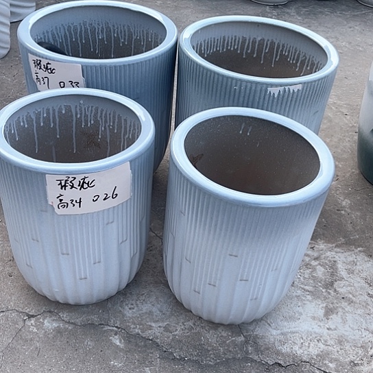 红陶陶瓷花盆默认瑕疵