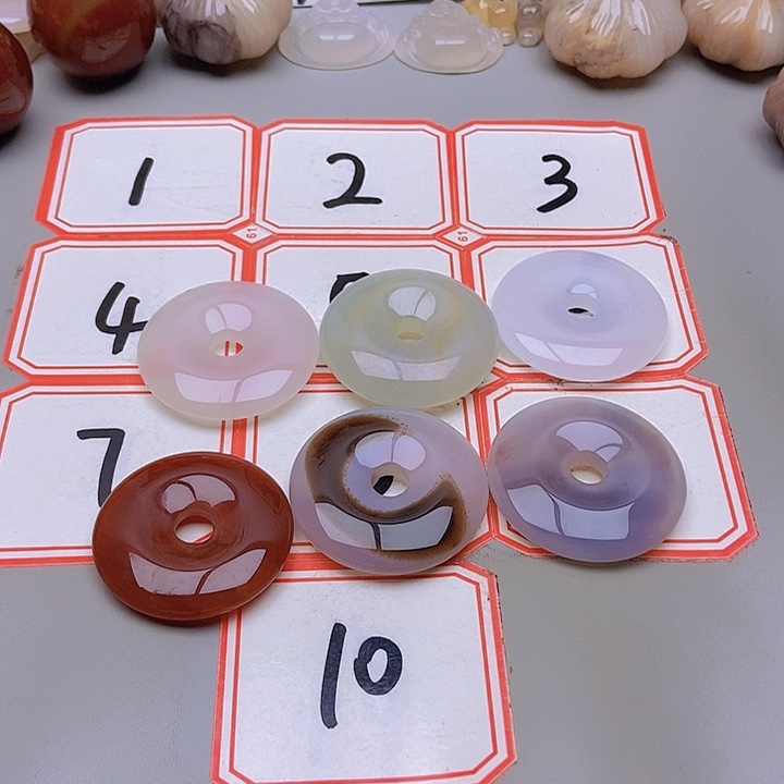 【闪购商品】未镶嵌玛瑙/玉髓珠宝半成品筠*