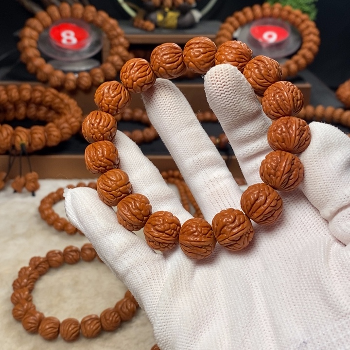 桃核吊坠秦岭龙纹