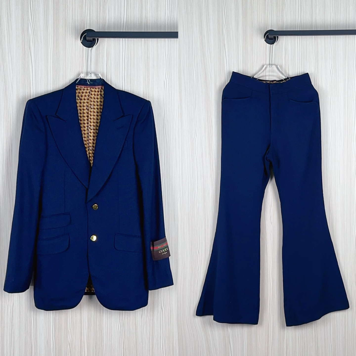 99新 GUCCI/古驰 套装 （裤子无水洗标）尺码46成色看直播 GSS28291