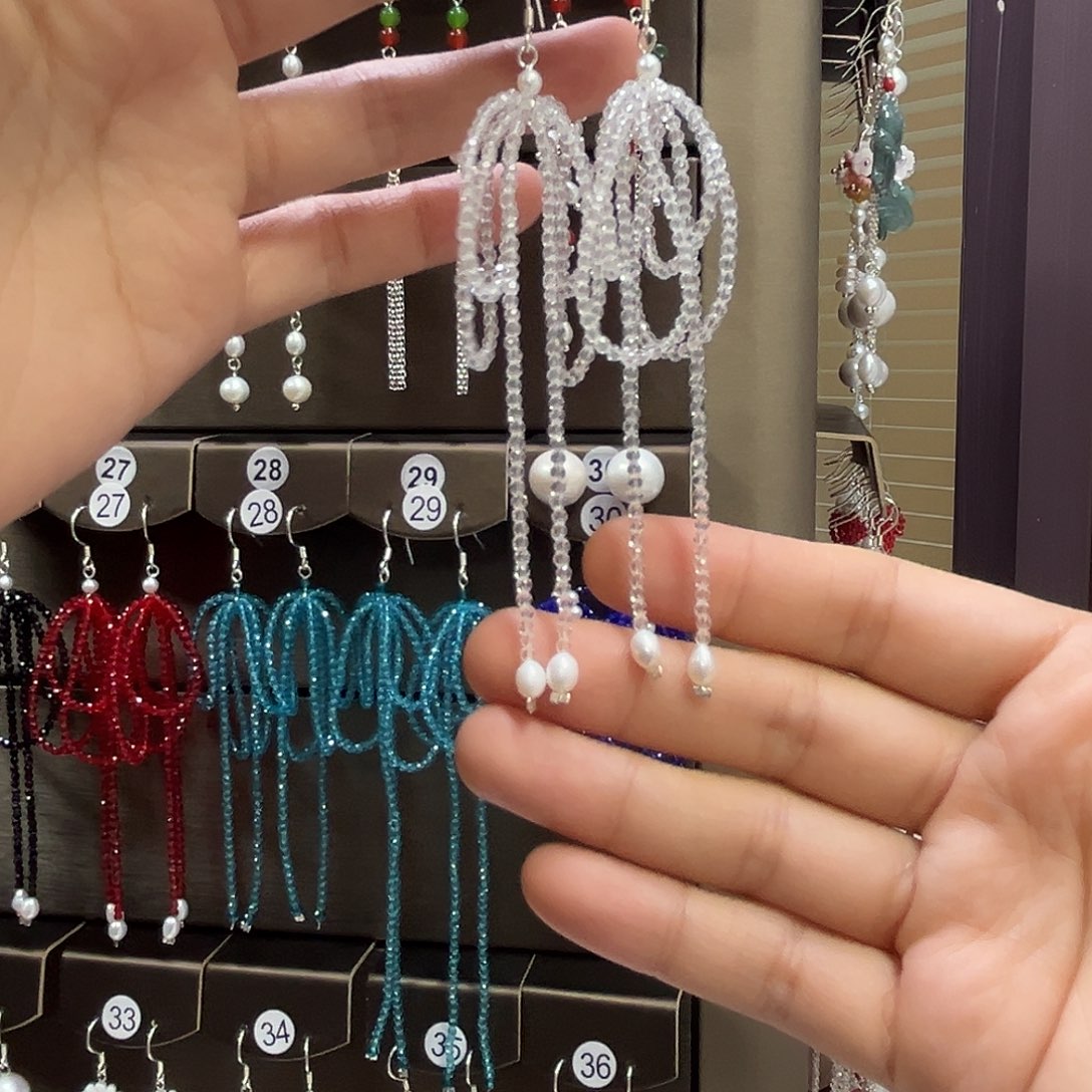 夭****925银博雅手作S925纯银耳饰