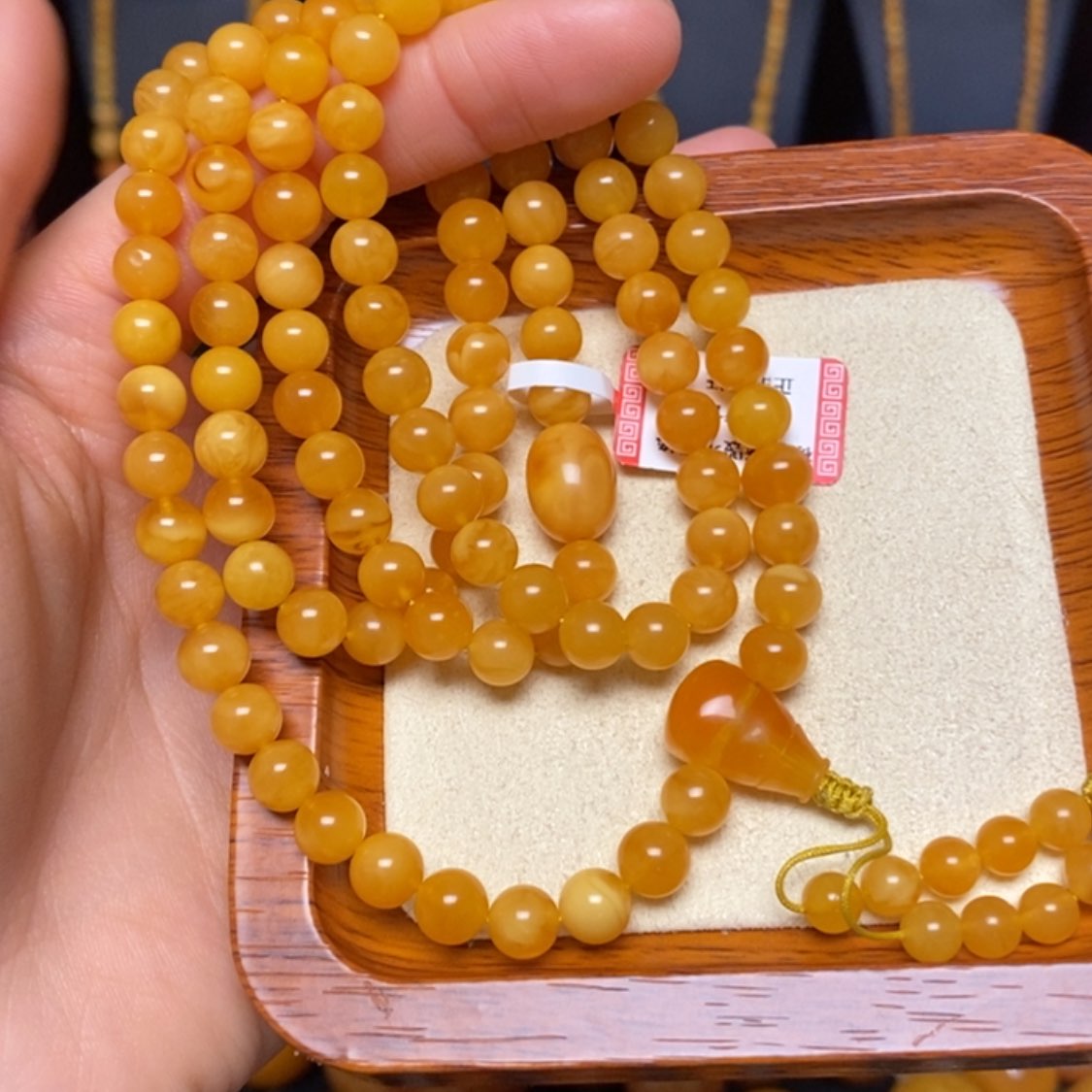 【闪购商品】未镶嵌蜜蜡手链手串