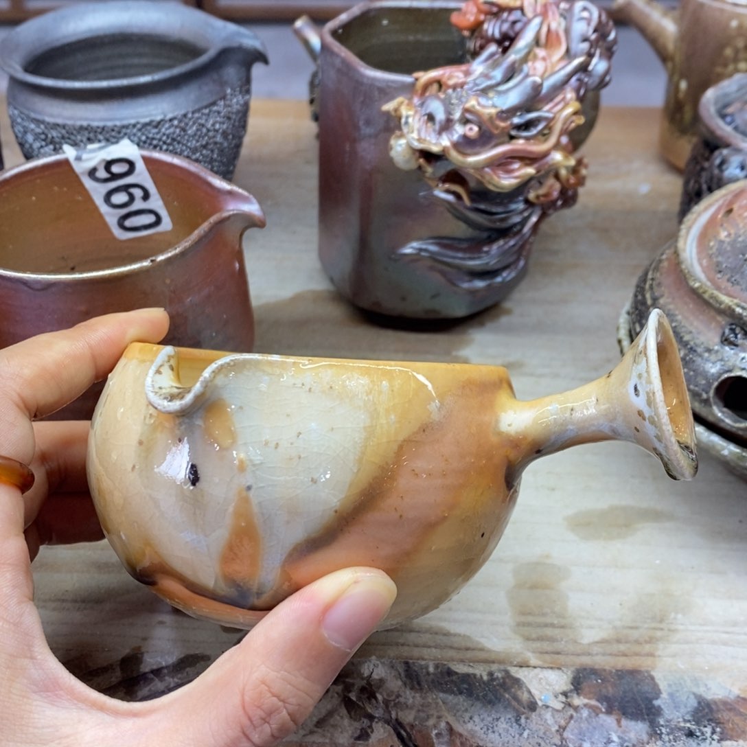 陶园柴烧 精品高货摆件893