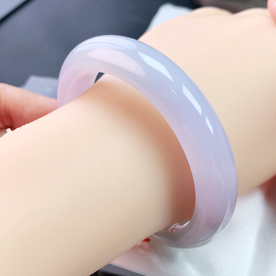 未镶嵌手镯翡翠55圈