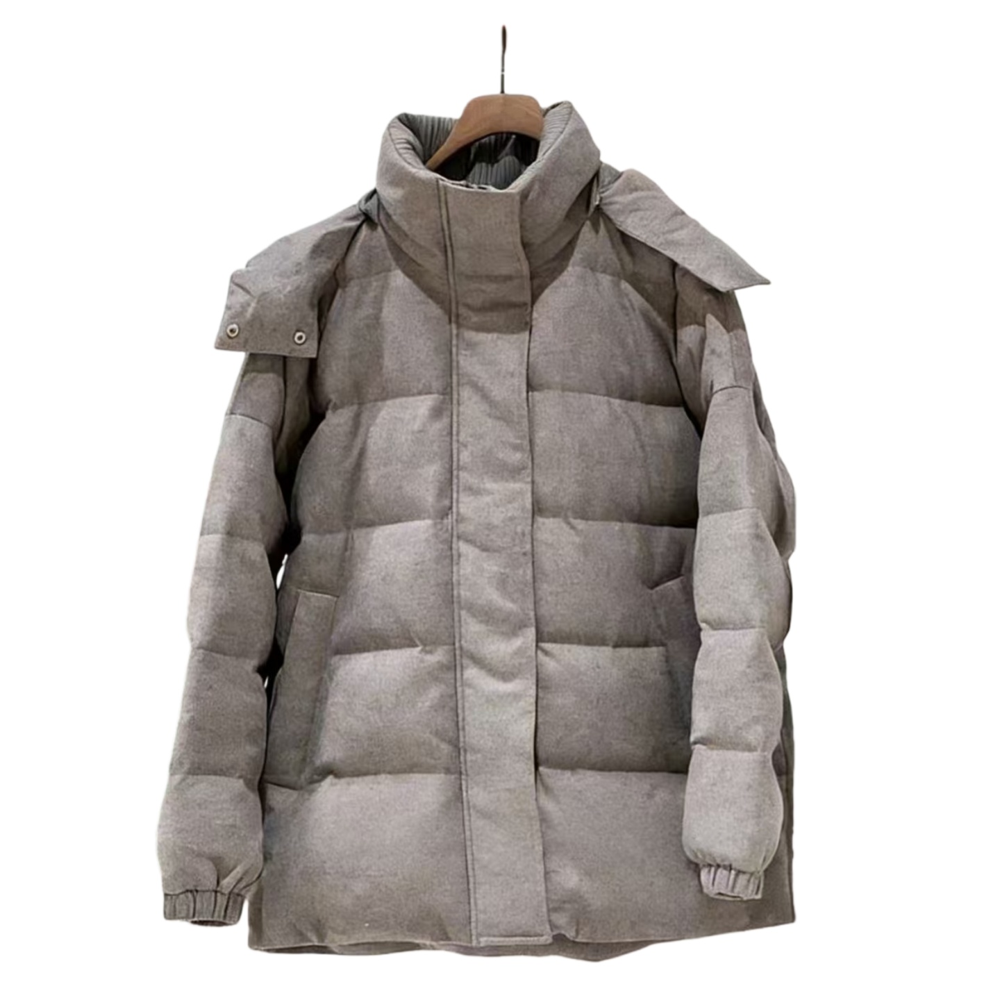 BY 20133冬季新款高端可拆卸帽立领保暖羽绒服