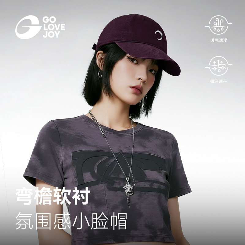 GOLOVEJOY高乐捷棒球帽子男女显脸小防晒韩版鸭舌帽
