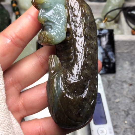 和田玉把件未镶嵌