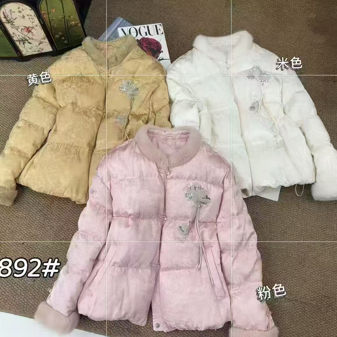 轻奢石墨希云朵绒棉服洋气减龄