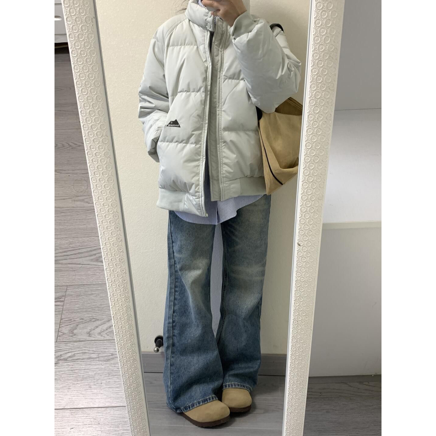 秋冬新款防寒保暖加厚棉服外套女韩版时尚百搭宽松立领棉衣 