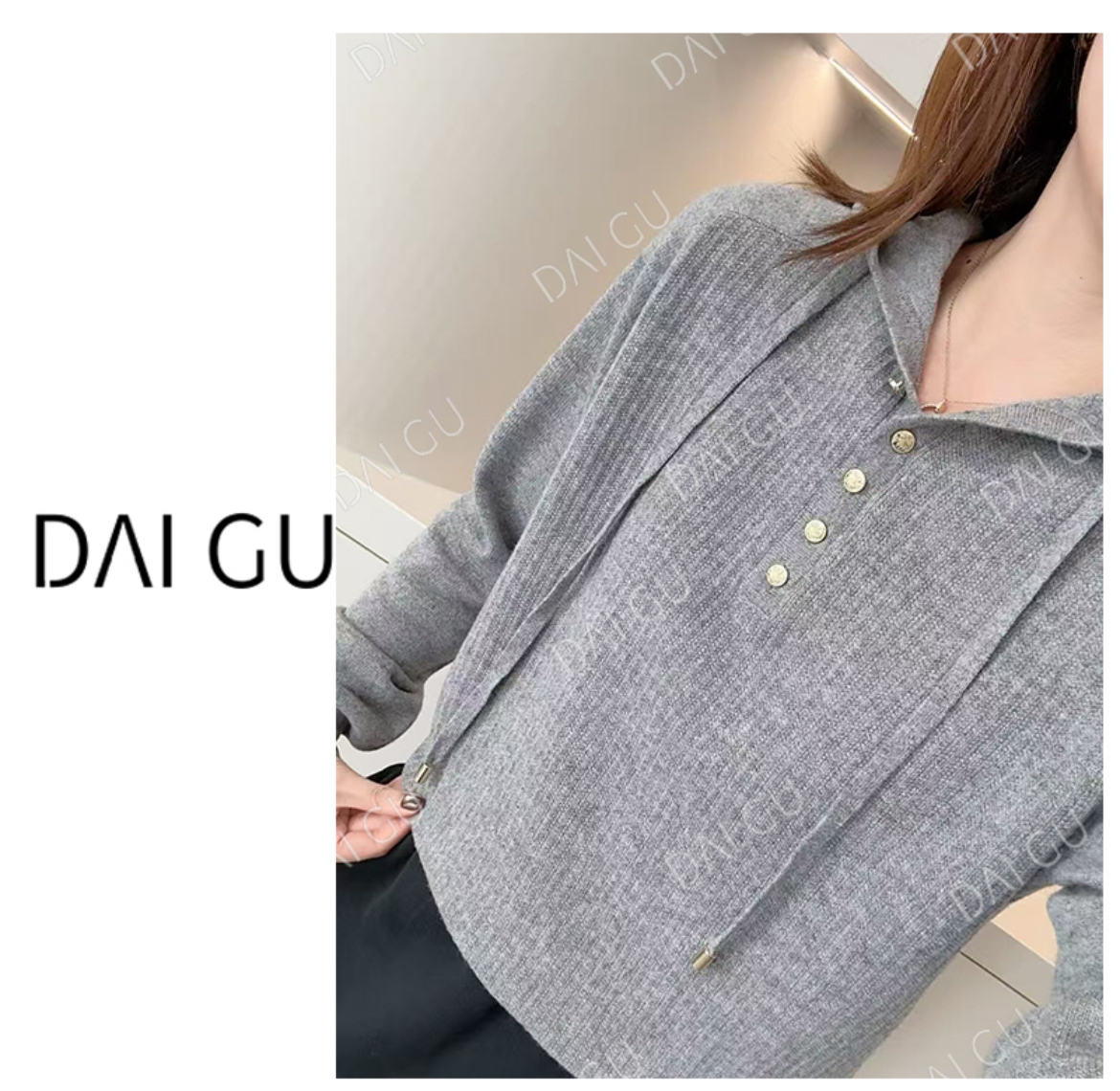 【订单款】羊毛加厚高级宽松韩系毛衣保暖B3225