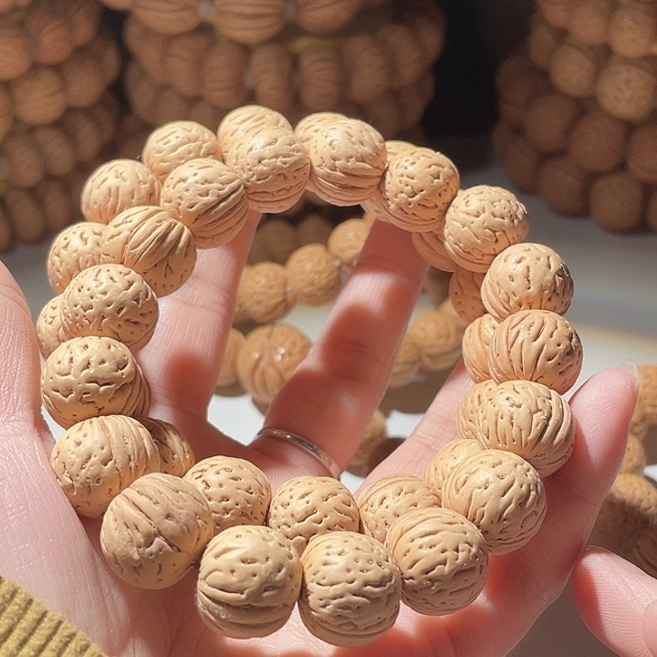 桃核吊坠桃核手串野生112